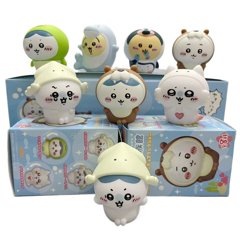 Aquarium And Marine - 8 sztuk/pudełko Kawaii Chiikawa Aquarium Blind