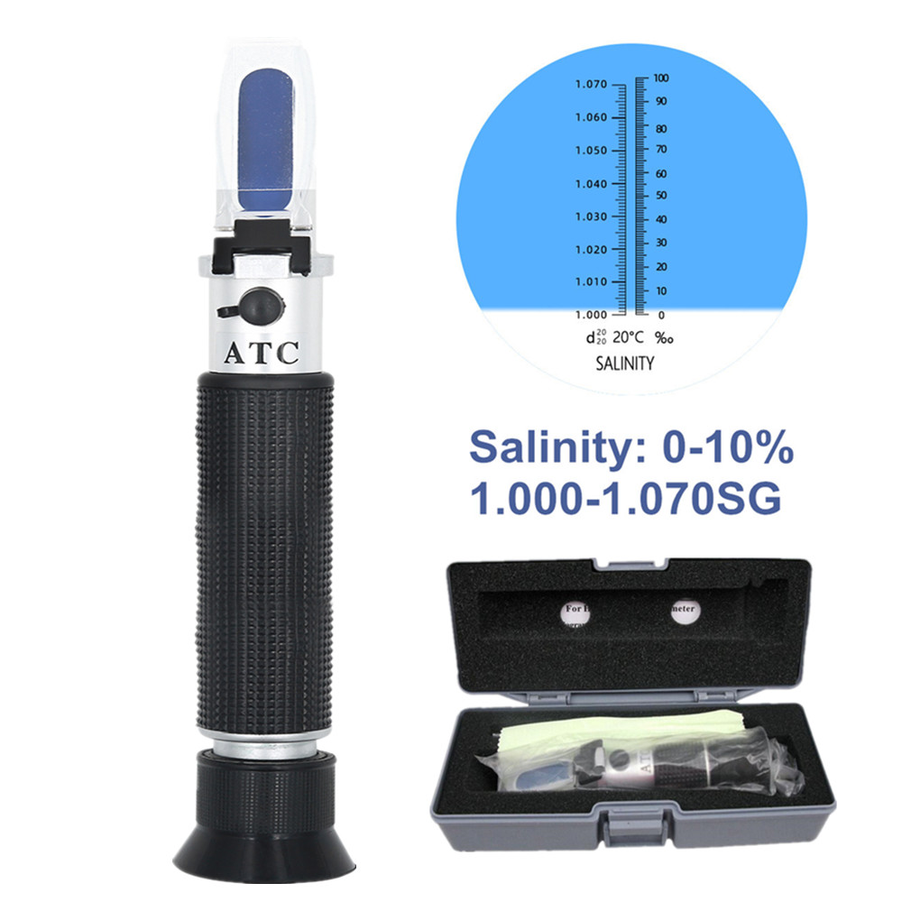 Marine Aquarium Refractometer - Ręczny refraktometr zasolenia Miernik wody z
