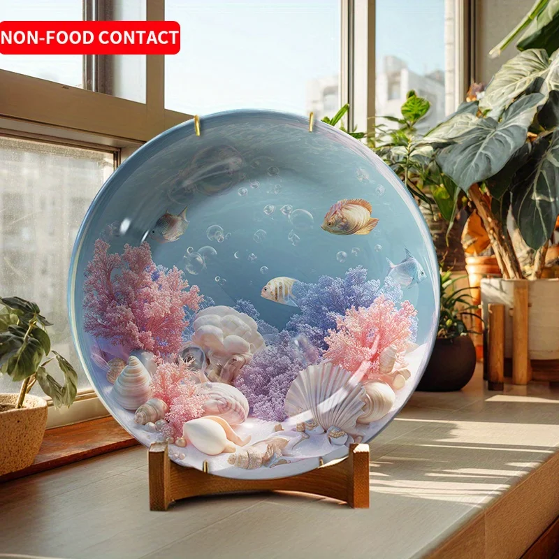 Marine Aquarium Design - Ceramiczna tablica/ozdoba ścienna z motywem morskim