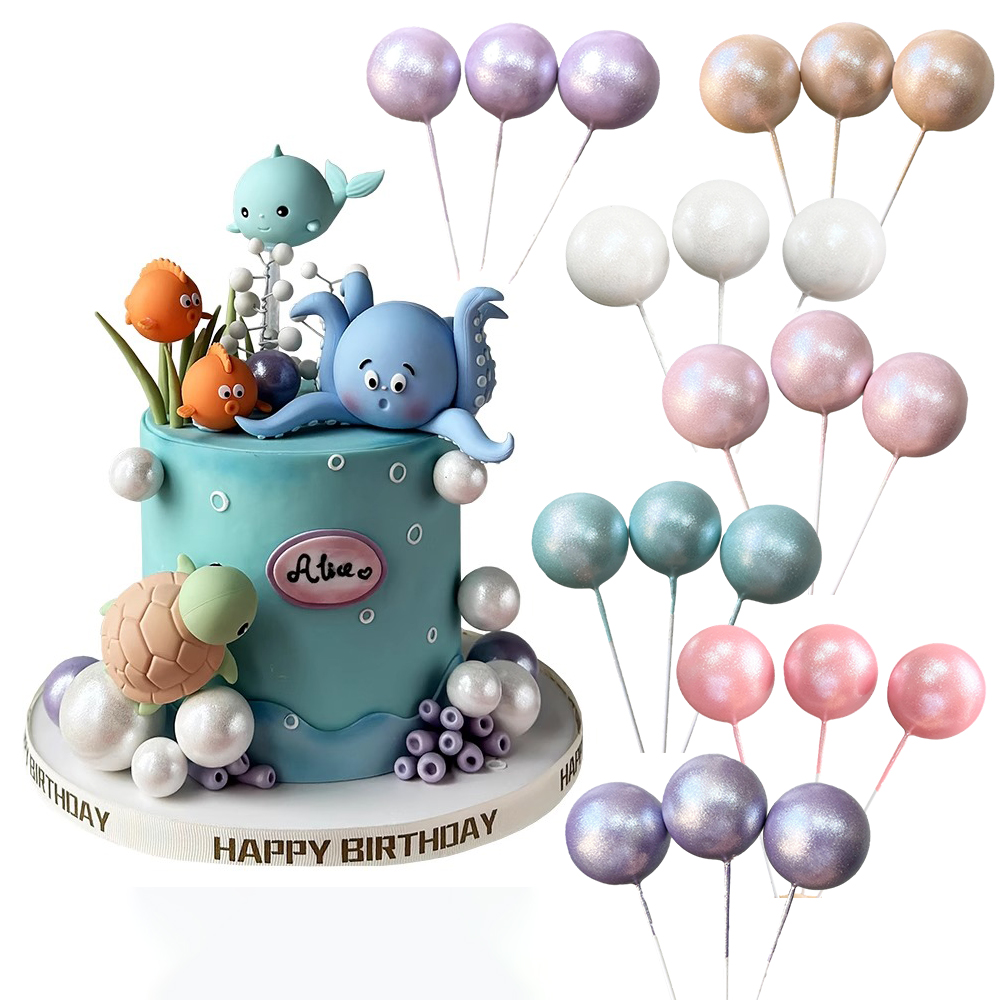 Marine Aquarium Decorations - Topper na tort ze zwierzętami morskimi
