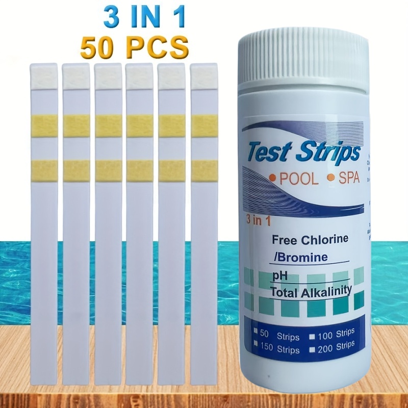 Marine Test Kit - Paski testowe do pomiaru chloru i