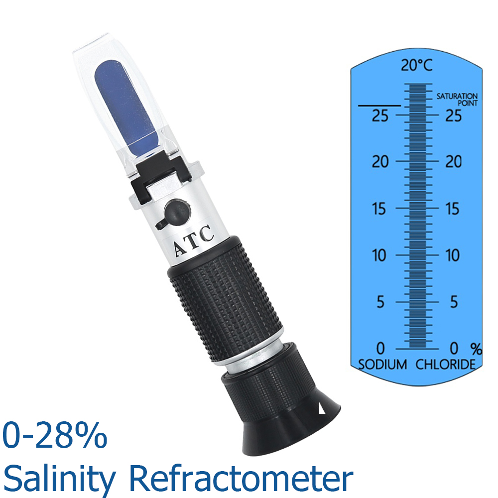 Marine Aquarium Refractometer - Refraktometr ATC Miernik Zasolenia Wody Morskiej