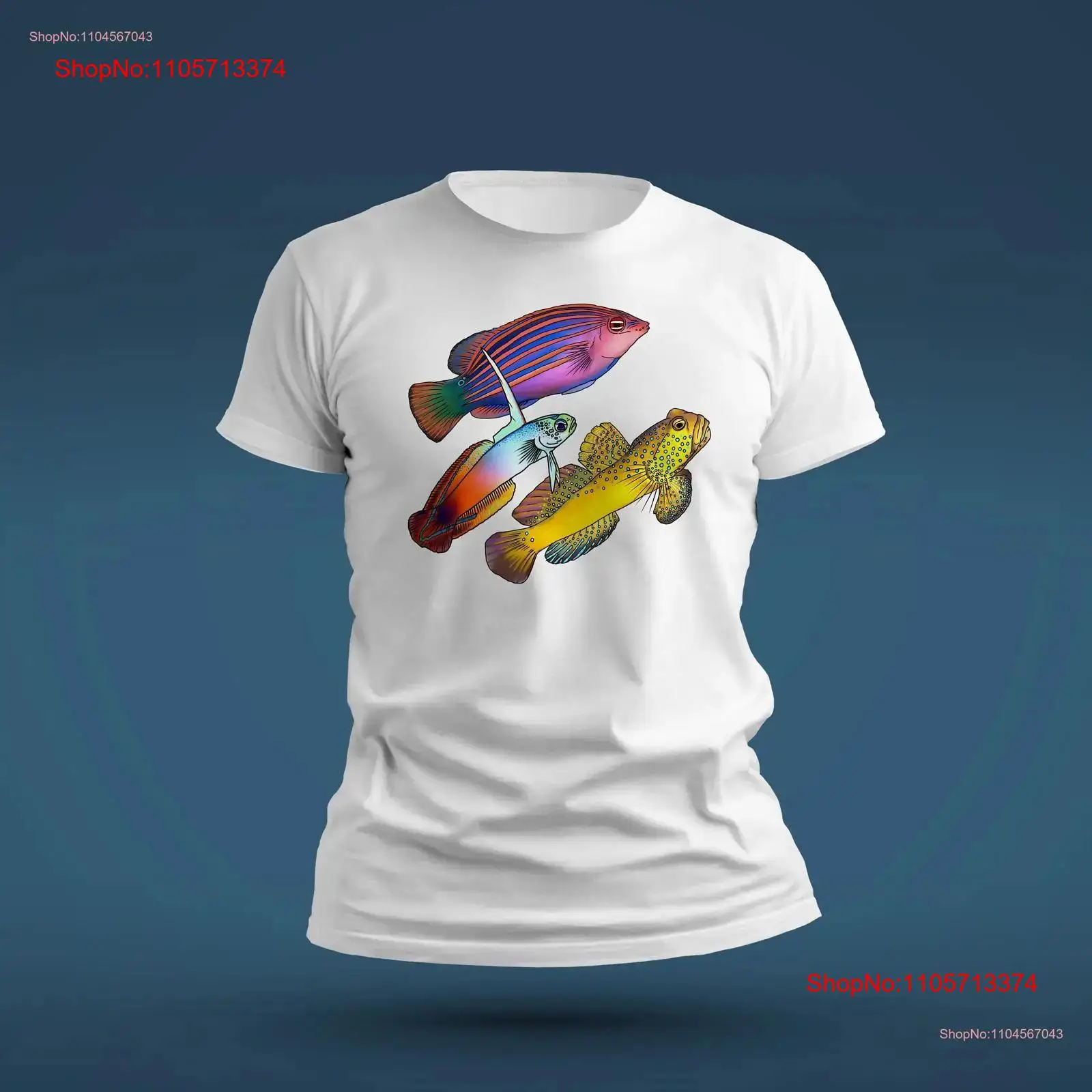 Marine Aquarium Design - Koszulka Akwarium Morskie Ryby Rafa Słonowodne