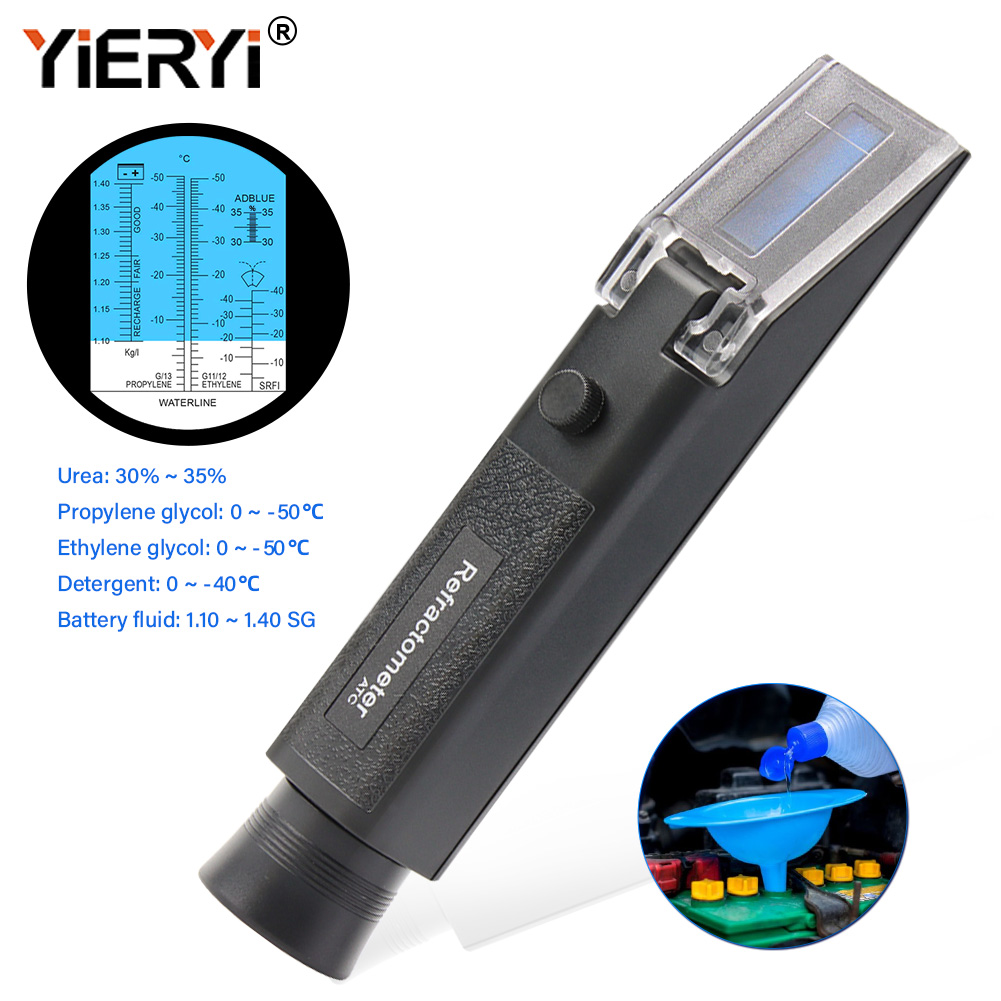 Marine Aquarium Refractometer - Refraktometr Yieryi 4-w-1 do płynów chłodniczych