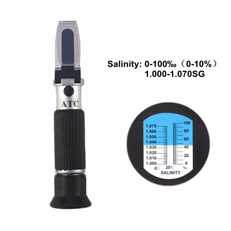 Marine Aquarium Refractometer - Refraktometr zasolenia 0-10% 1.000-1.070SG salometr optyczny