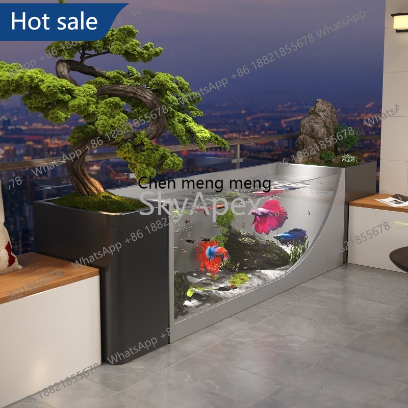 Marine Aquarium With Sump - M02 Gotowy Stalowy Balconowy Staw Rybny