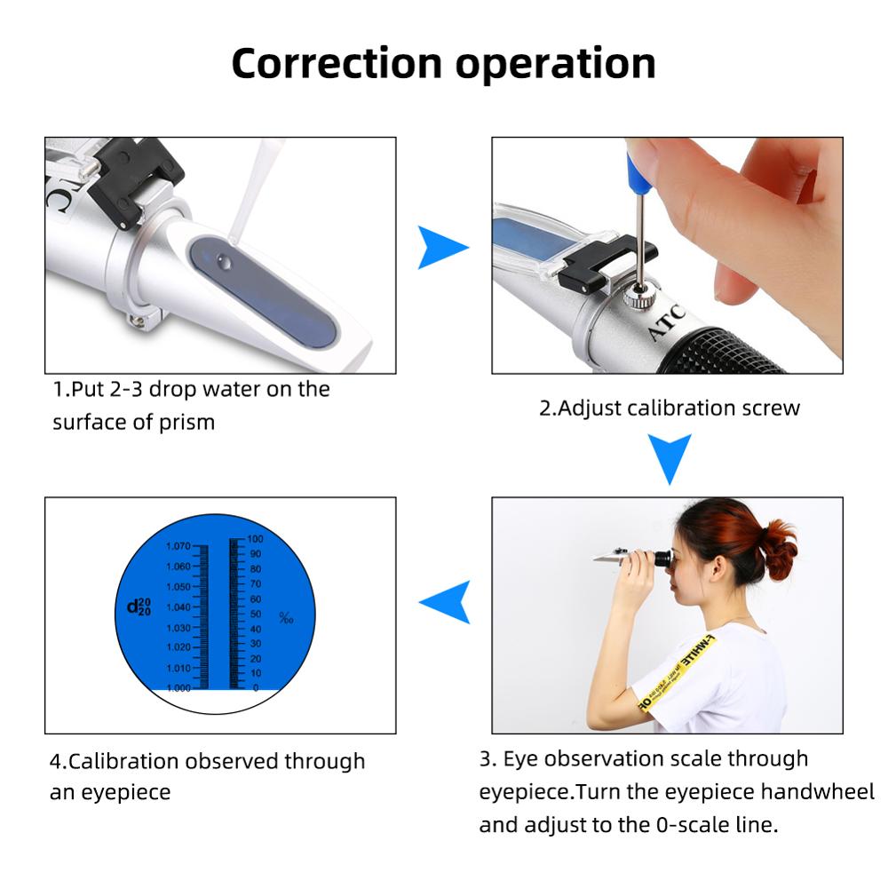 0-40% Brix 0-25% alkohol winog – Marine Aquarium Refractometer recenzja i cena
