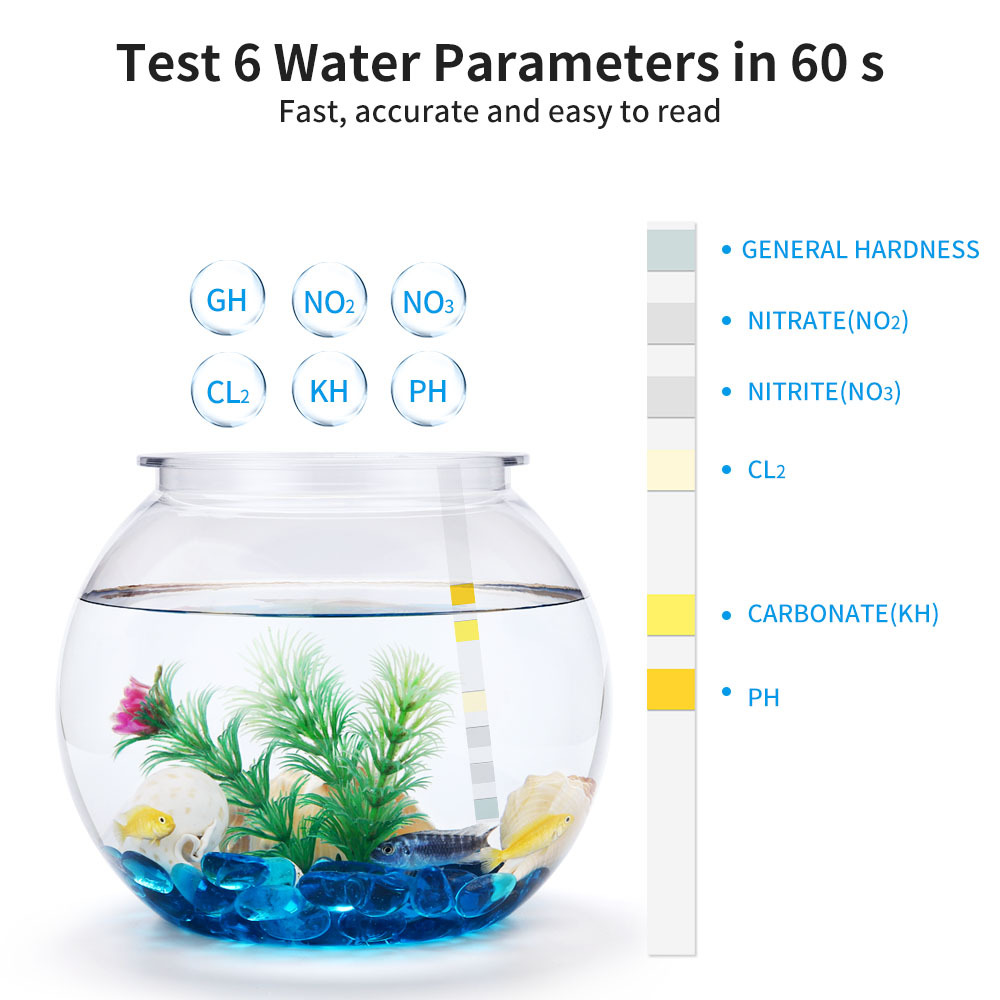 6 w 1 jakości wody paski testo – Marine Test Kit recenzja i cena