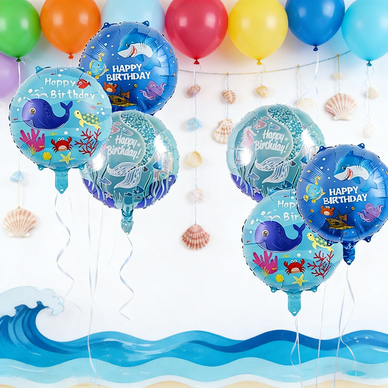Zestaw 6 balonów na imprezę o  – Marine Aquarium Decorations recenzja i cena