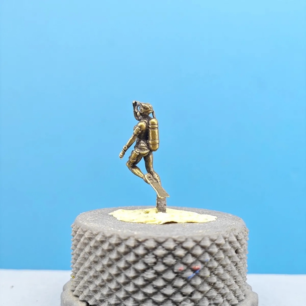 Vintage Mosiężna Figurka Nurek – Marine Aquarium Decorations recenzja i cena
