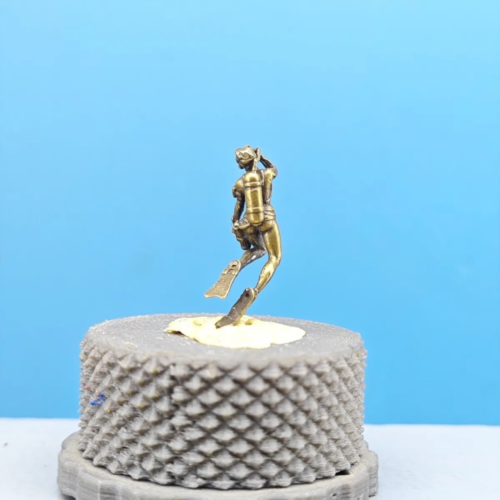 Vintage Mosiężna Figurka Nurek – Marine Aquarium Decorations recenzja i cena