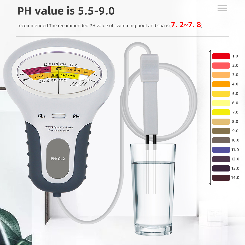 2 w 1 Detektor chloru Miernik  – Marine Test Kit recenzja i cena