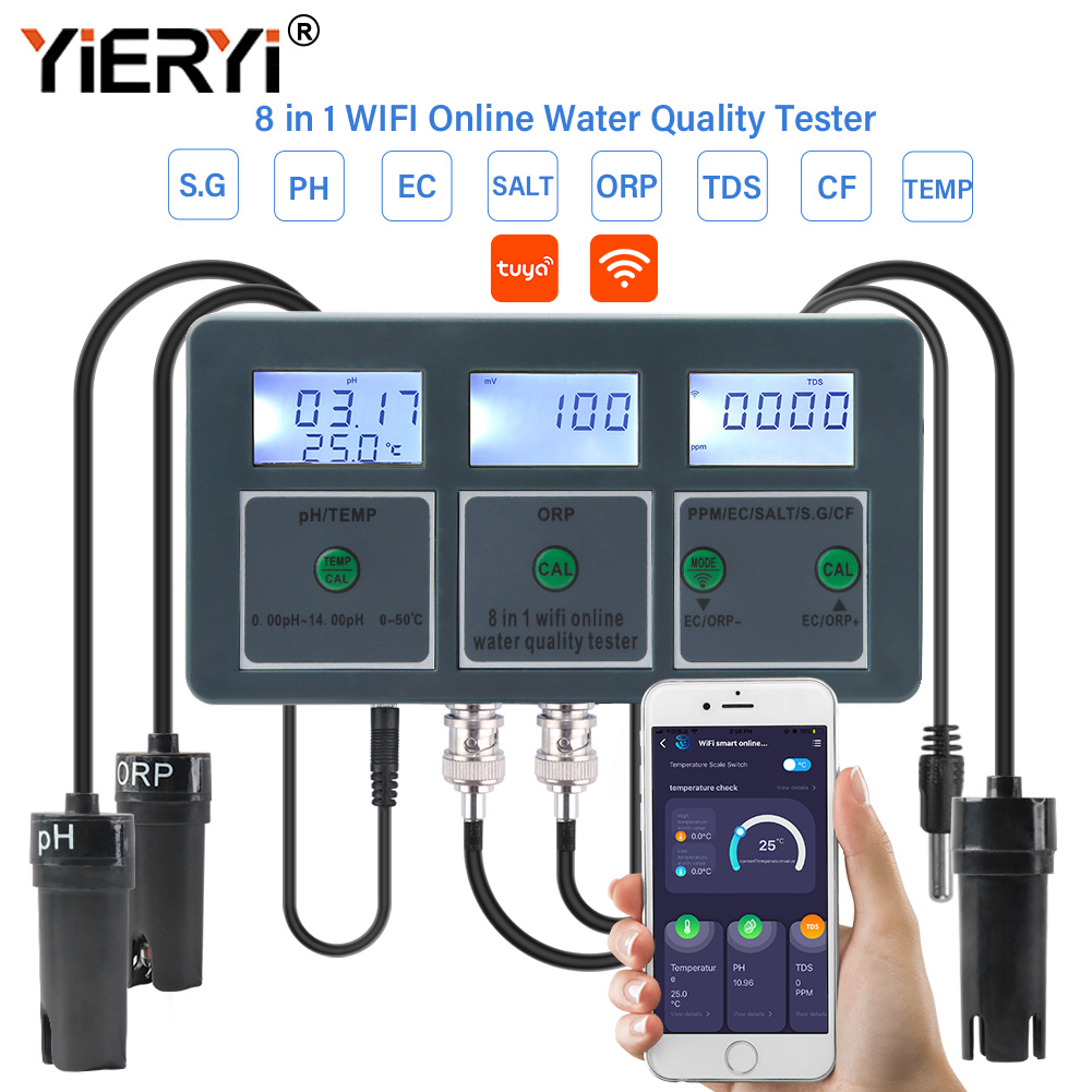 Yieryi WiFi Tuya Smart PH ORP  – Marine Test Kit recenzja i cena